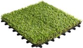 Karat Vlondertegel - Terrastegel - Tuintegel - Gras ontwerp - 30 x 30 cm