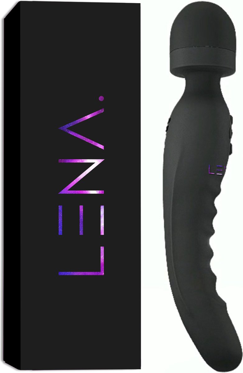 Bol.com Lena 2-in-1 Vibrator - Clitoris & G-spot Stimulator - Vibrators voor Vrouwen – Magic Wand – Dildo – Seks Toys voor Vrouw... aanbieding