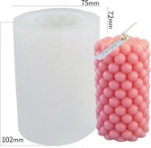 ZoeZo - Kaarsmal Cilinder L - Bubbel - Kaars mallen - Siliconen mal - Zelf kaarsen maken - Gips & epoxy gieten - Zeep maken