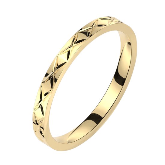 Foto: Ringen dames ring dames dames ring goudkleurig gouden ring gouden ring dames ring ringen sieraden dames met motief twine