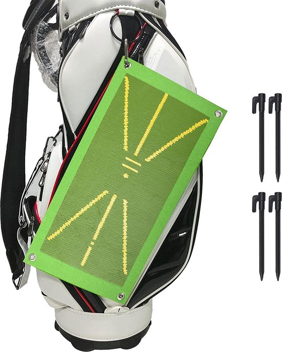 Xd Xtreme - golf impact mat - training mat - divot mat - indoor golf training - train je golf swing - voor binnen en buiten van Merkloos — afbeelding 3