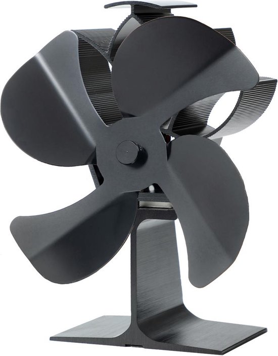 Signstek Stove Fan Magnetic Without Power Electric Stove Fan for Stove Wood Stove Fireplace, Fireplace, Stove Pipe Flue