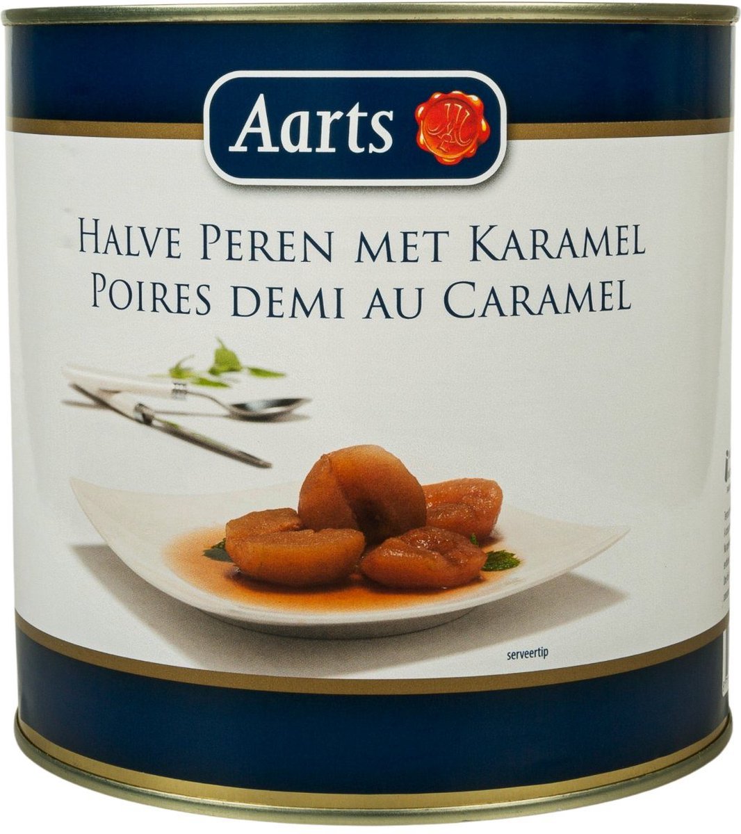 Aarts Halve peren met karamel - Blik 2,65 liter