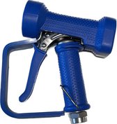 Professioneel Waterpistool RVS / Industrieel Water Spuitpistool Roestvrijstaal/ Industrieel Reinigingspistool RVS / - Blauw