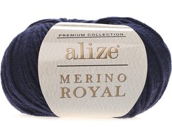 Alize Merino Royal Navy 58 Pakket 5 x 50 Gram