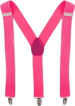 *** Ben`s Brede Bretels Roze - Fashion Bretels voor feest gelegenheden - Feest kleding - van Heble® ***