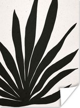 Poster Blad - Plant - Minimalisme - 120x160 cm XXL