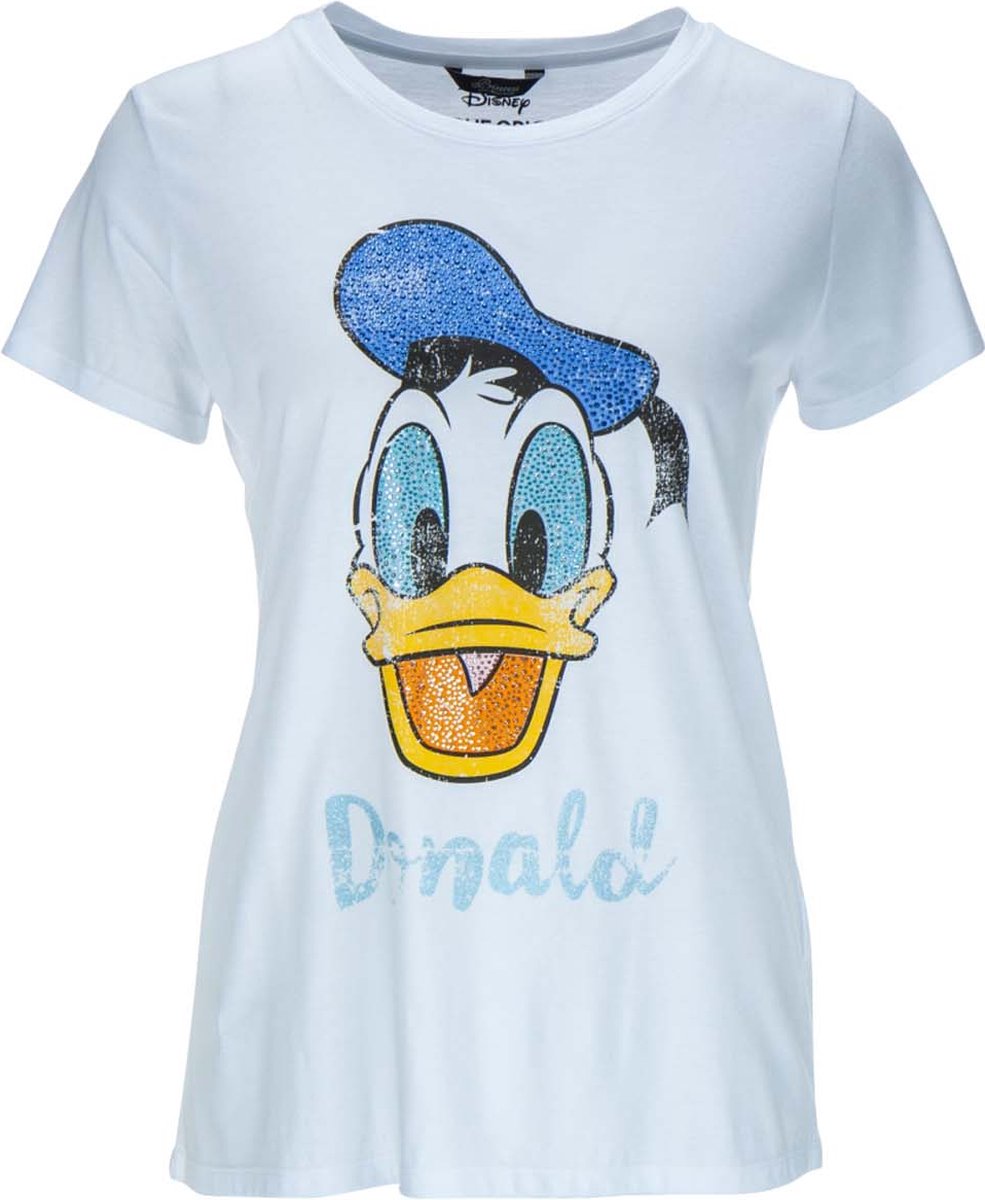 Princess goes Hollywood • wit t-shirt Donald Duck • maat 36