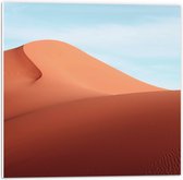 WallClassics - Plaque de Mousse PVC - Collines de Sable dans le Désert - Photo 50x50 cm sur Plaque de Mousse PVC (Avec Système d'accrochage)