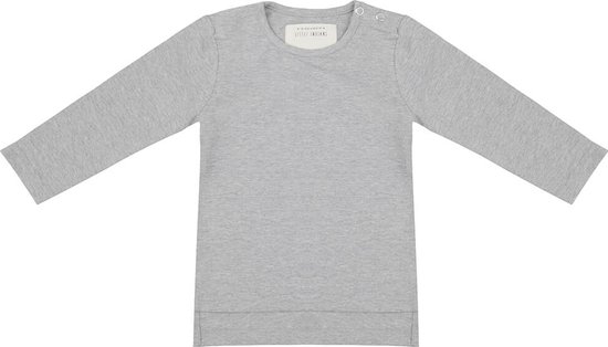 Little Indians Longsleeve Grey Melange - T-shirt - Lange Mouwen - Grijs - Unisex