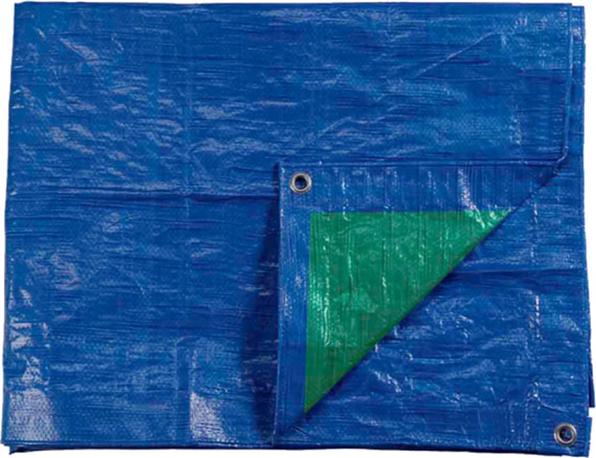 EDM Blauw/Groen - Metalen ogen - 90 g/m2 - 10 x 15 m
