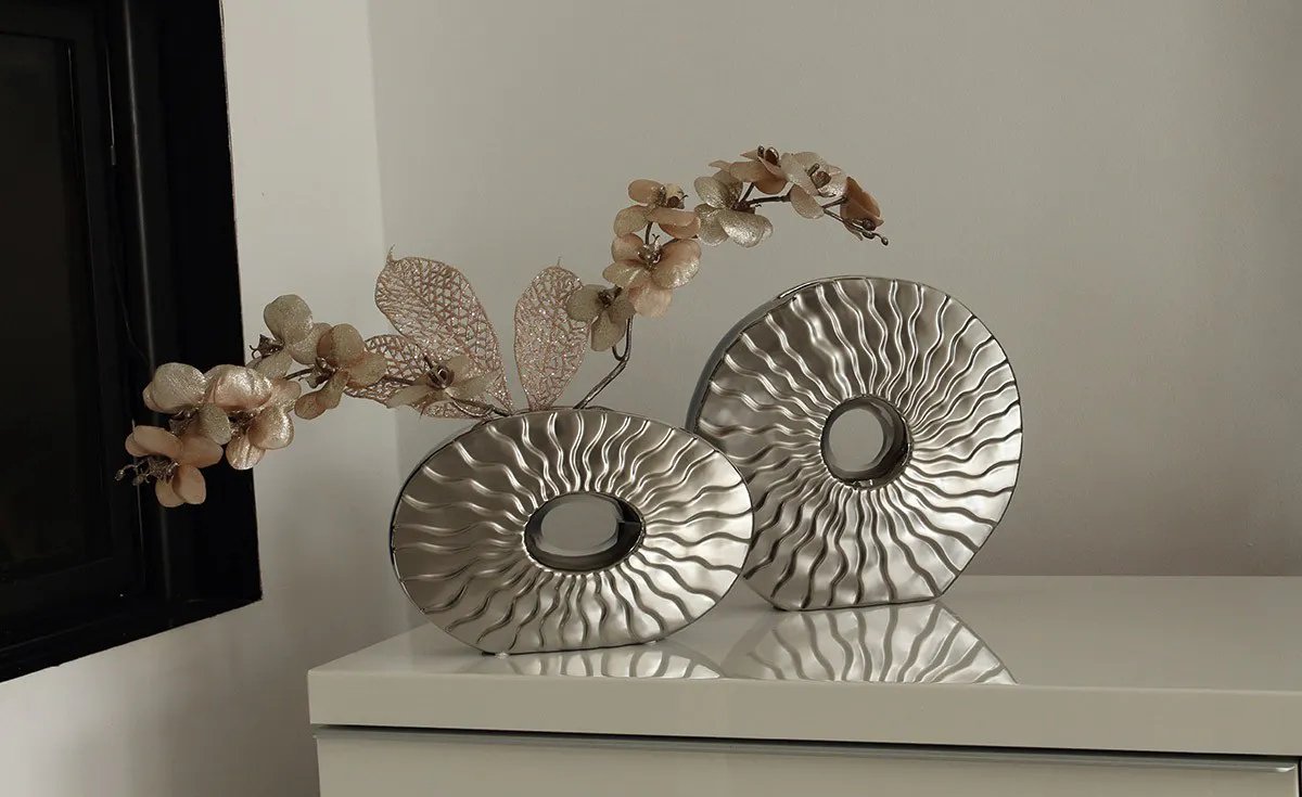 Zilveren Lochvase Ovaal – Elegant & Stijlvol