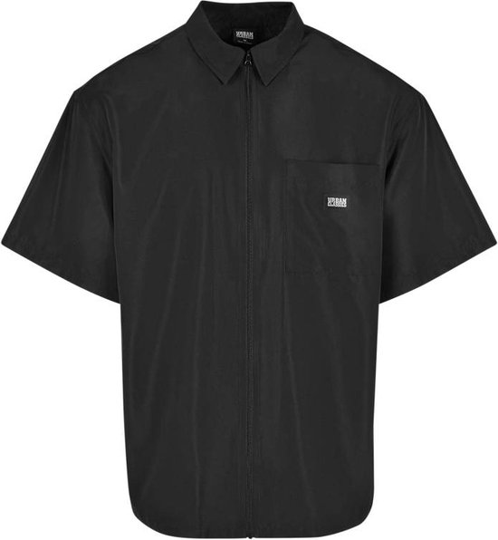 Urban Classics - Recycled Nylon Overhemd - XL - Zwart