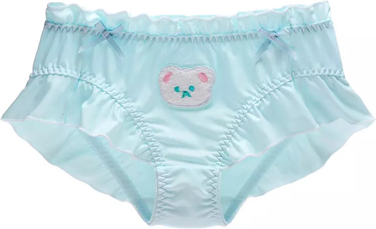 SissyMarket - Schattige ABDL / Sissy Poppy Panties - Blauw - One-Size