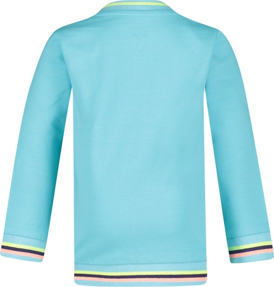 4PRESIDENT Sweater meisjes - Turquoise - Maat 98 - Meisjes trui