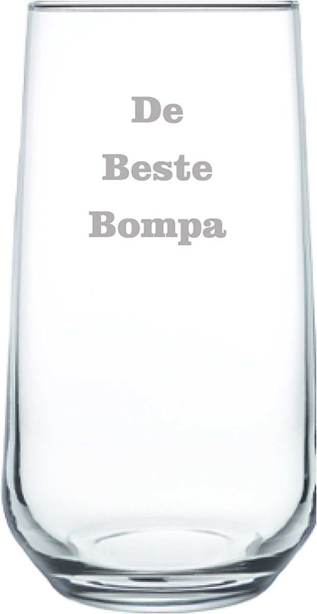 Drinkglas gegraveerd - 47cl - De Beste Bompa