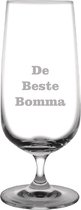 Verre à bière gravé sur pied - 41cl - The Best Bomma