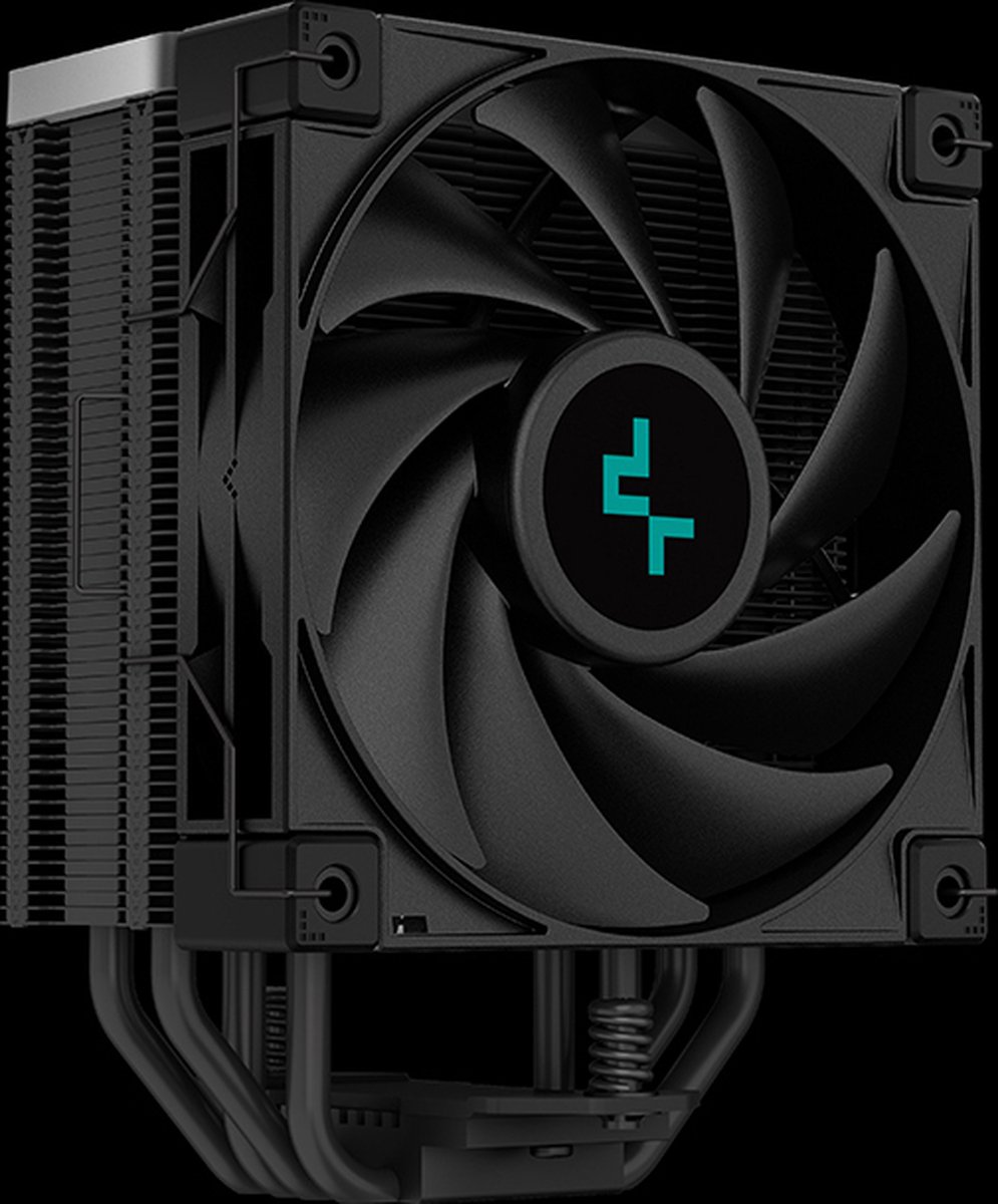 Deepcool Ak400 Zero Dark 4X Heat Pipe All Black Single Tower Cpu Air Cooler, 1X - afbeelding 3