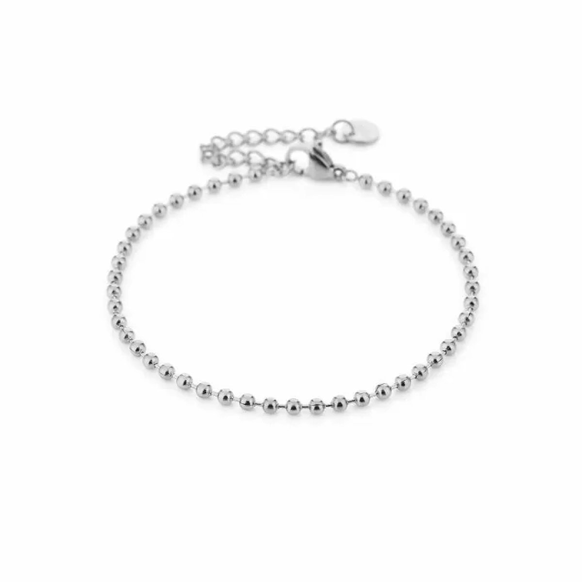Armband Lela - Michelle Bijoux - Armband - 16 + 3 cm - Zilver - Stainless Steel