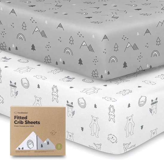 hoeslaken voor kinderbedjes - 100% katoen - fitted sheet for cots 120x60