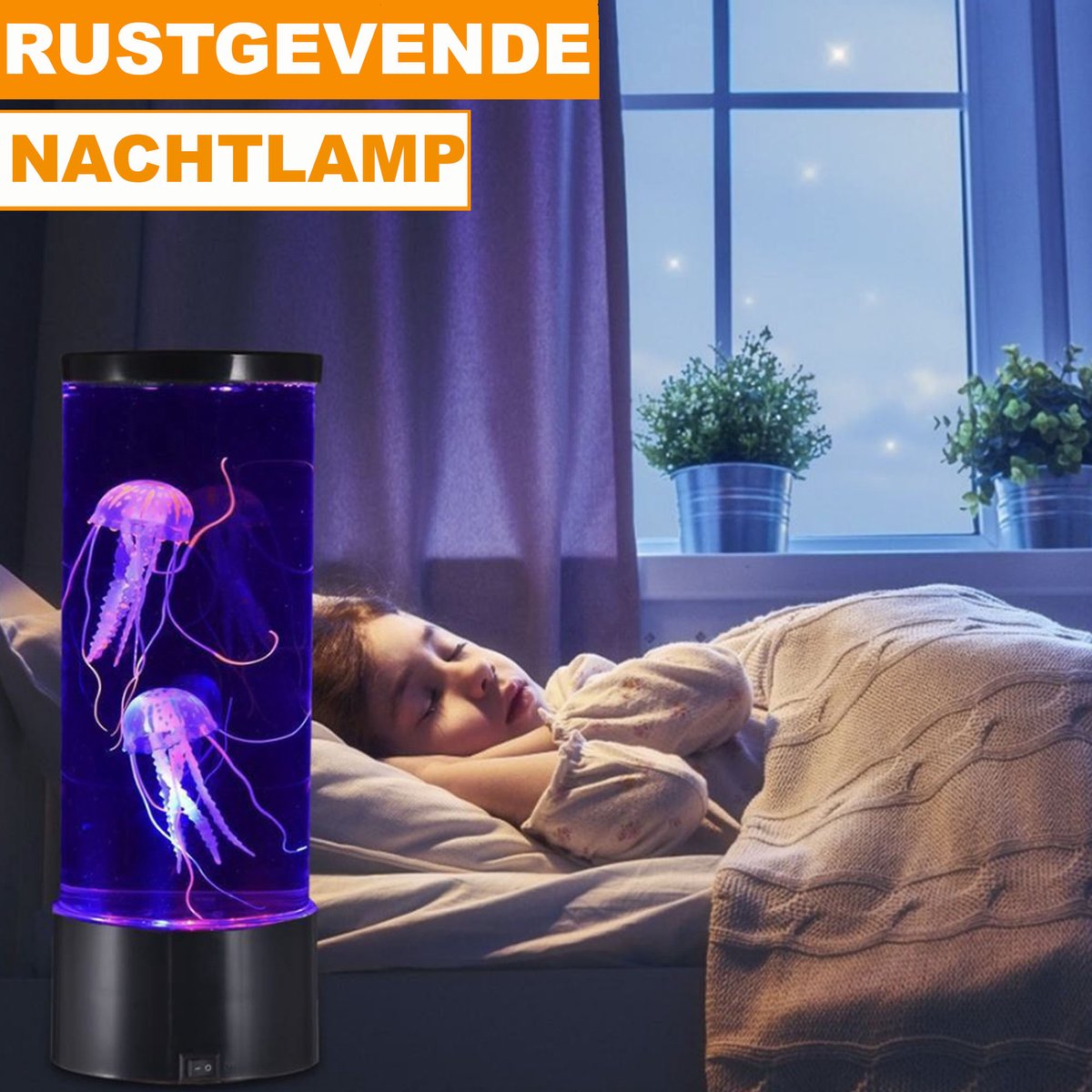 15inch Kwallen Lavalamp 17 Kleuren Veranderende Lamp Met Afstandsbediening Usb Plug In Bubble Fish Nachtlampje