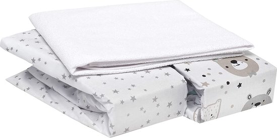 drap-housse pour berceaux - 100% coton - drap-housse pour berceaux 50 x 83  cm