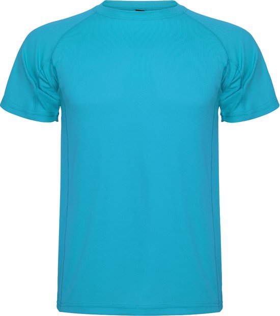 T-shirt sport unisexe enfant turquoise manches courtes marque MonteCarlo Roly 16 ans 164-176