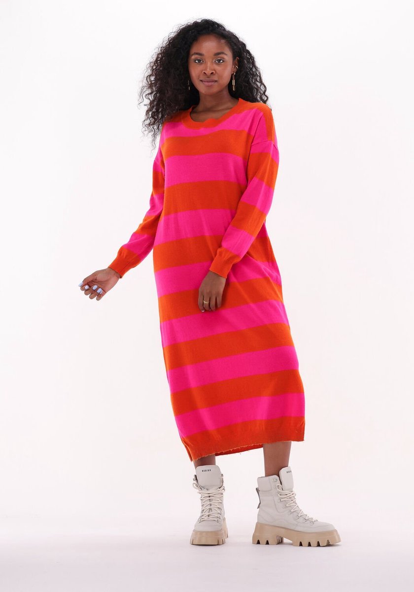 Ydence Knitted Dress Holly Jurken Dames - Rok - Jurk - Roest - Maat L