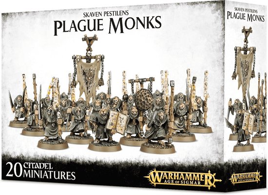 Afbeelding van het spel Age of Sigmar Skaven Pestilens: Plague Monks