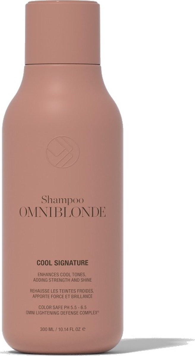 Omniblonde Cool Signature Shampoo - 300 ml - Zilvershampoo vrouwen - Voor
