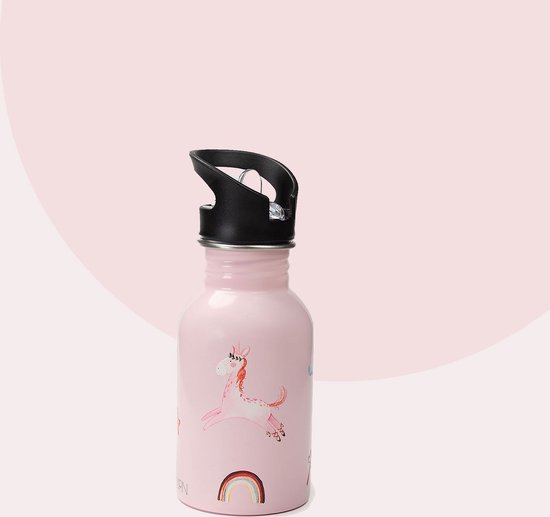 Drinkfles voor Kinderen met Rietje - Geïsoleerde, Lekvrije Drinkfles voor Kinderen met Rietje - Geïsoleerde, Lekvrije