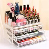 Make up organizer - Cosmetica opbergbox - Make up organizer transparant - Stapelbaar