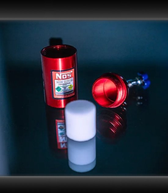 Désodorisant / parfum de voiture - Nos bouteille nitro - aluminium
