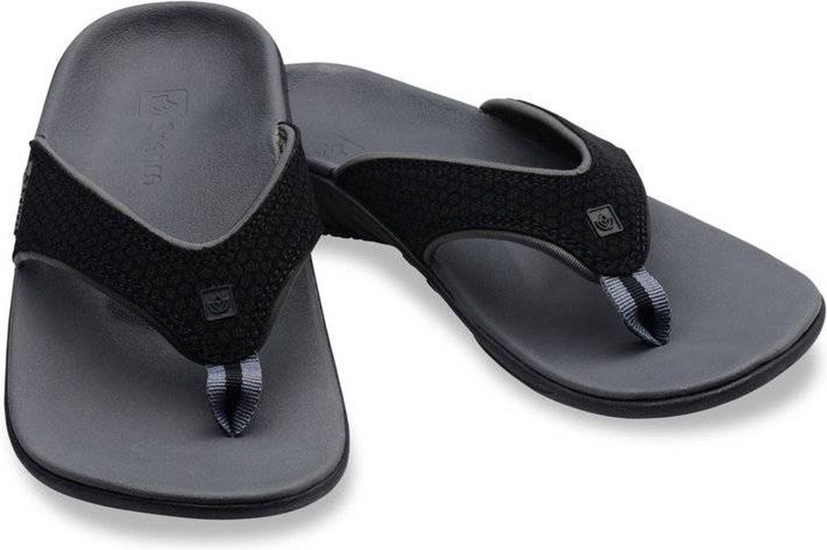 Spenco - Slippers Yumi - Zwart - Schoenmaat: Heren: 42.5 (28 cm)