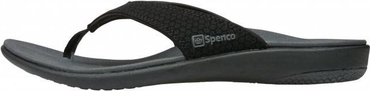 Spenco - Slippers Yumi - Zwart - Schoenmaat: Heren: 41.5 (26.5 cm)