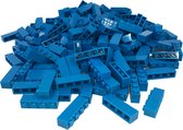 100 Bouwstenen 1x4 | Hemelsblauw | Compatibel met Lego Classic | Keuze uit vele kleuren | SmallBricks