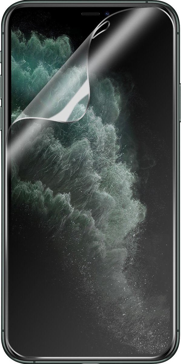 Geschikt voor Apple iPhone 11 Pro Latex Screenprotector Flexibel Bestendig Transparant