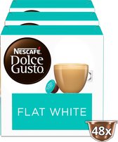 NESCAFÉ® Dolce Gusto® Flat White - 3 boîtes de 16 capsules pour 48 tasses