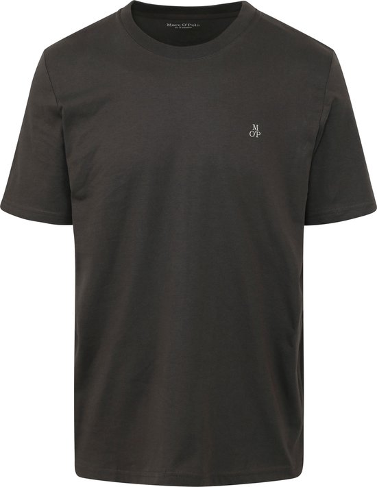 Marc O'Polo - T-Shirt Antraciet - Heren - Maat L - Regular-fit