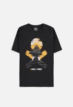 Skull And Bones - T-shirt Homme Crossbones - M - Zwart