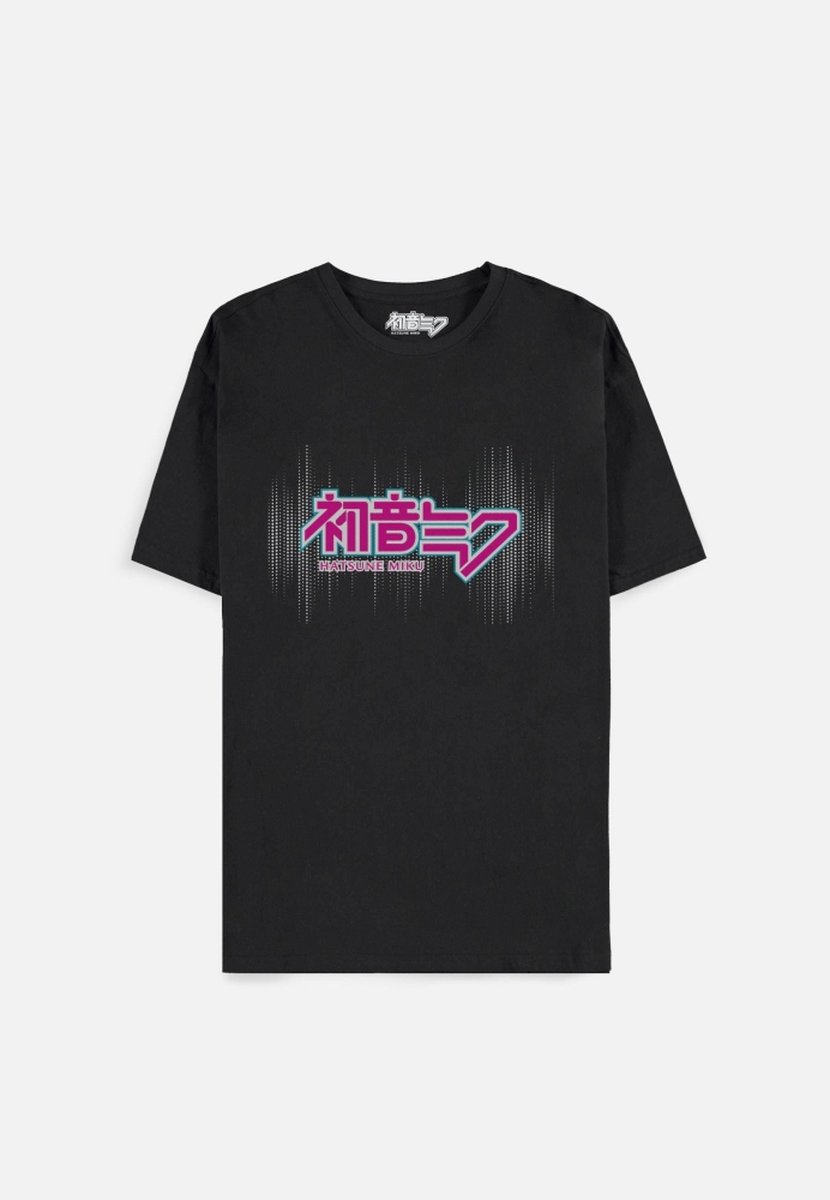 Hatsune Miku - Logo Heren T-shirt - M - Zwart