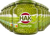 HAK Doperwtjes - Tray 12x350 gram - Vegan - Plantaardig - Vegetarisch - Gemaksgroenten - Groenteconserven