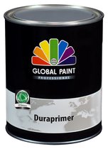 Global Paint Duraprimer | Wit | 1L | Zijdeglanzende Grondverf | Sneldrogend | Klusverf
