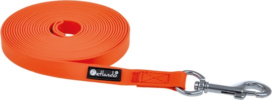 Petlando Tracking Sleeplijn Oranje - Hondenriem - 5mtx1.0 cm