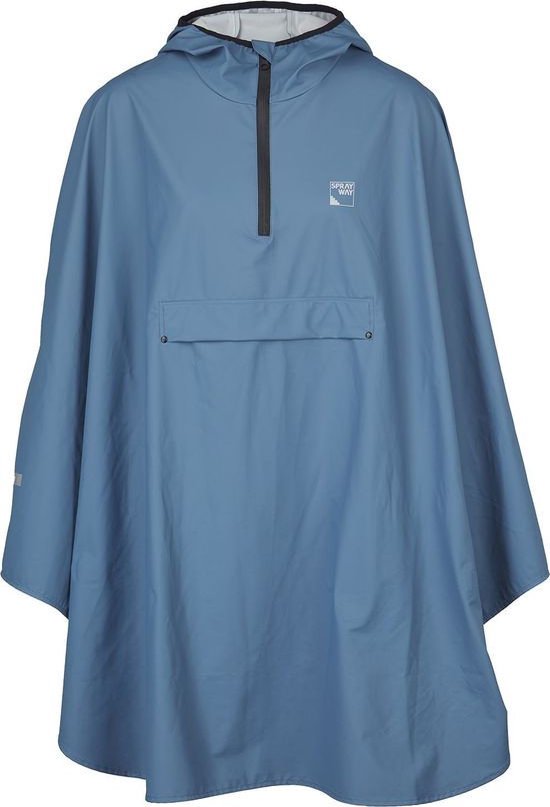 Sprayway Deluxe PU Poncho Stone Blue