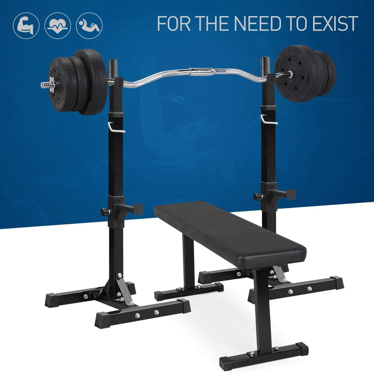 Support D'haltères Réglable Marbo Sport MH-S202 – Neuf
