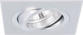 Torino - Inbouwspot Aluminium Vierkant - Kantelbaar - 1 Lichtpunt - 93x93mm