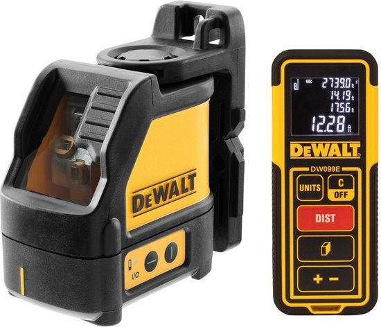 DeWALT DW0889CG Combiset DW088CG Laser en croix à nivellement automatique +  télémètre... | bol.com