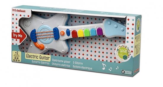 Guitare jouet avec lumière et son - Tachan - Guitare électrique pour  Enfants et Bébé 