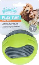 Pawise Dog Squeaky Ball - Hondenspeelgoed - Flexibele hondenbal met pieper - Eenvoudig te reinigen - ⌀ 8 cm - Groen